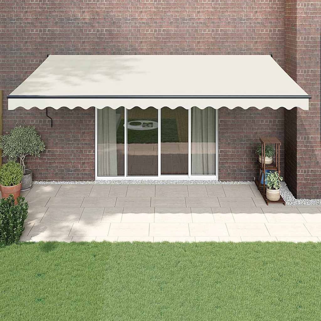 Automatska tenda na uvlačenje krem 5 x 3 m