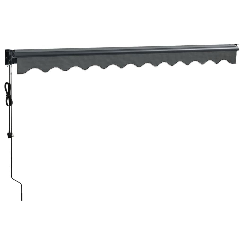 Automatska tenda na uvlačenje antracit 3 x 2,5 m