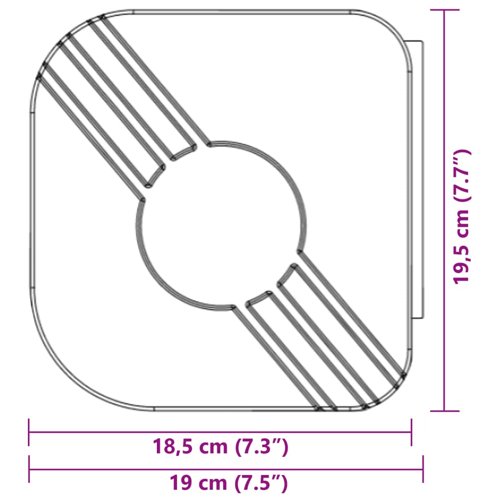 Tenda na uvlačenje plavo-bijela 4 x 3 m od tkanine i aluminija