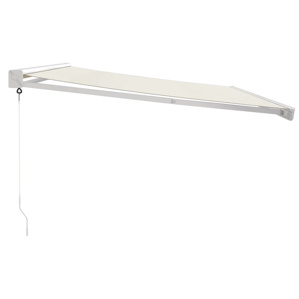 Tenda na uvlačenje krem 4 x 3 m od tkanine i aluminija