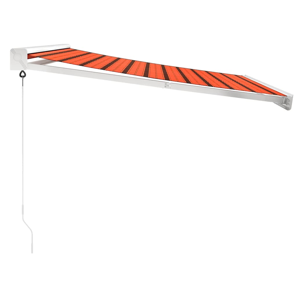 Tenda na uvlačenje narančasto-smeđa 3,5x2,5 m tkanina/aluminij