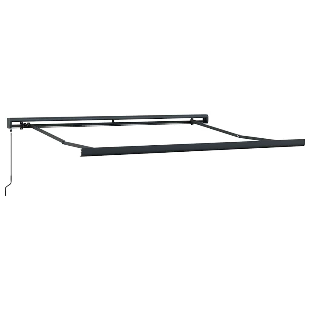 Tenda na uvlačenje narančasto-smeđa 3x2,5 m tkanina i aluminij