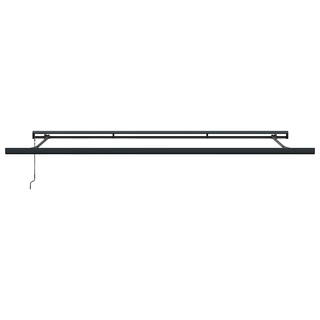 Tenda na uvlačenje narančasto-smeđa 4,5x3 m tkanina i aluminij