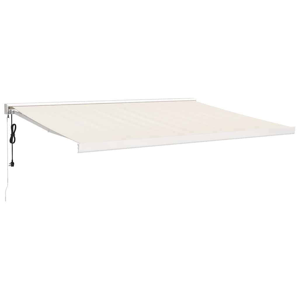 Tenda na uvlačenje krem 4 x 3 m od tkanine i aluminija