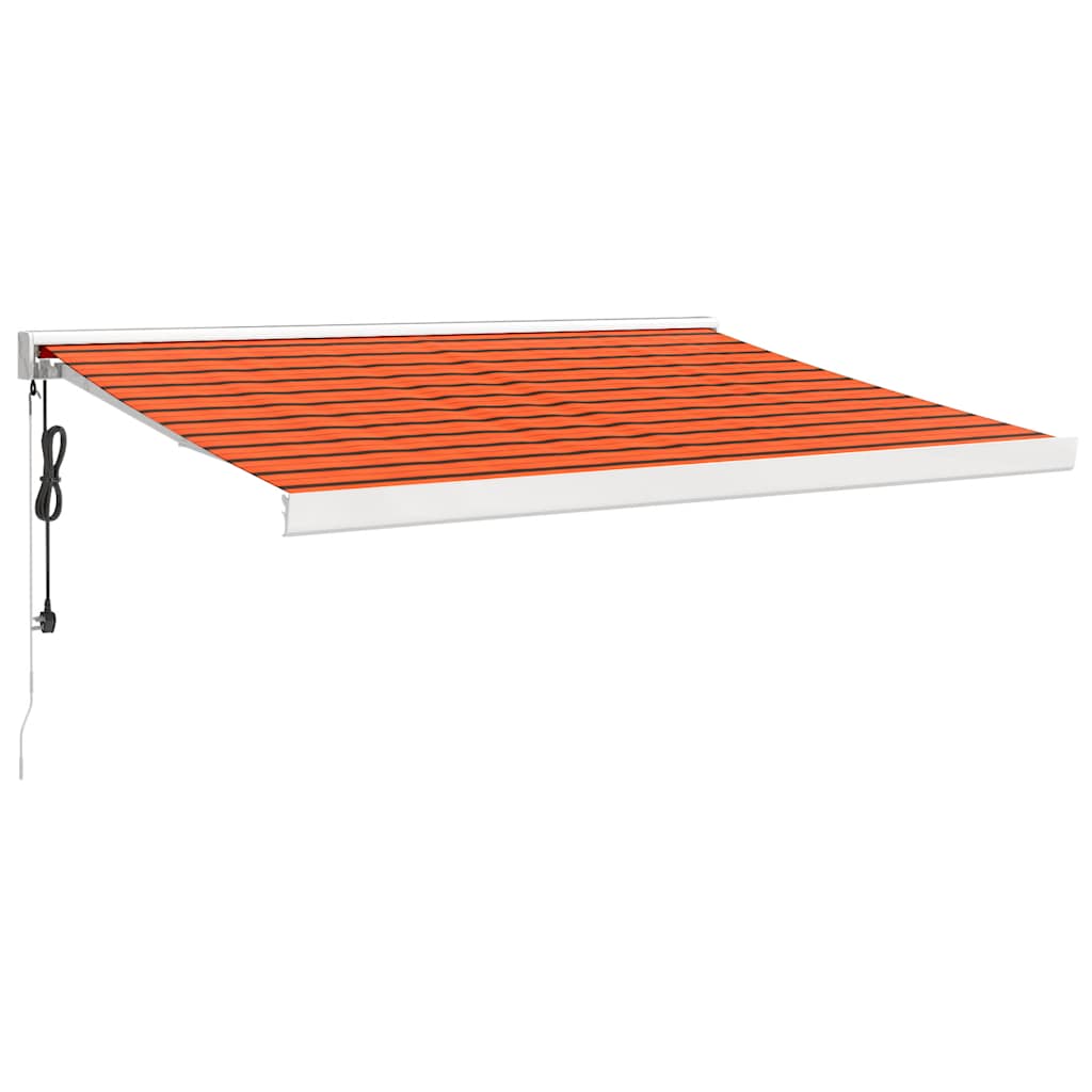 Tenda na uvlačenje narančasto-smeđa 3x2,5 m tkanina i aluminij