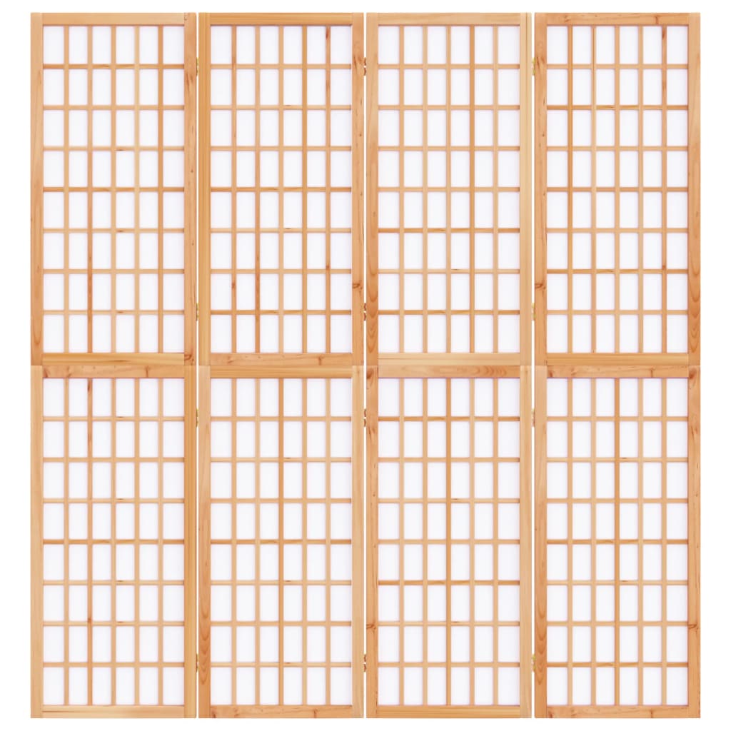 Sklopiva sobna pregrada 4 panela japanski stil 160x170 cm