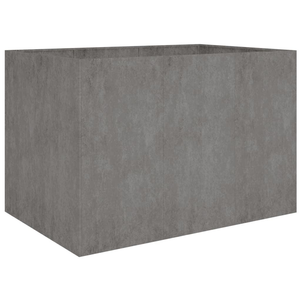 Povišena vrtna gredica 120 x 80 x 80 cm od čelika COR-TEN