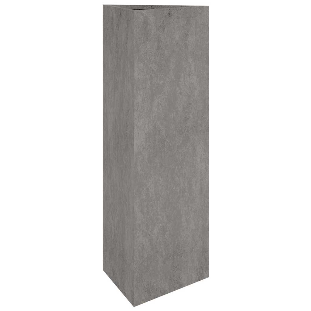 Vrtna posuda za sadnju 30 x 26 x 75 cm od čelika COR-TEN