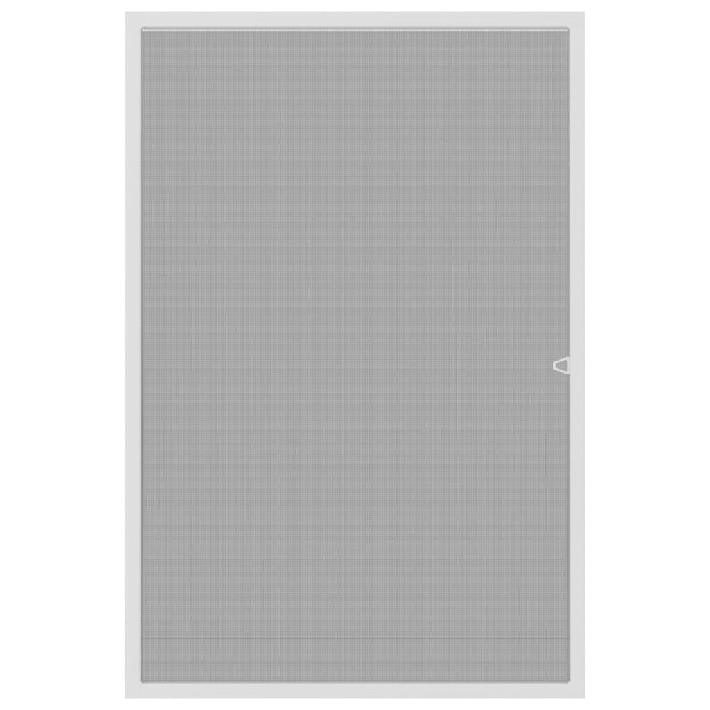 Prozorski zaslon protiv insekata bijeli 80x120 cm