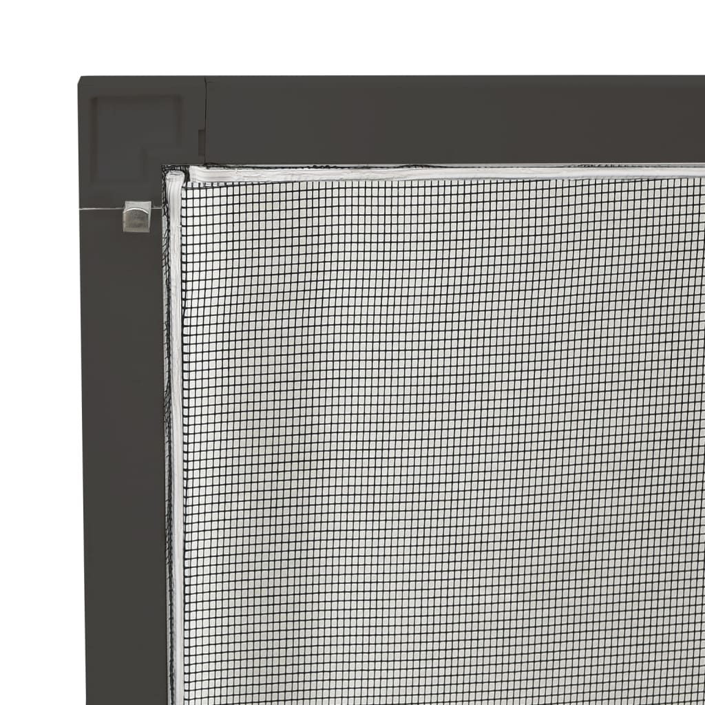 Prozorski zaslon protiv insekata antracit 90 x 120 cm