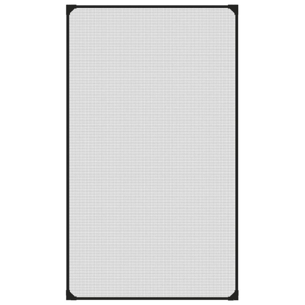 Magnetski prozorski zaslon protiv insekata antracit 80x140 cm