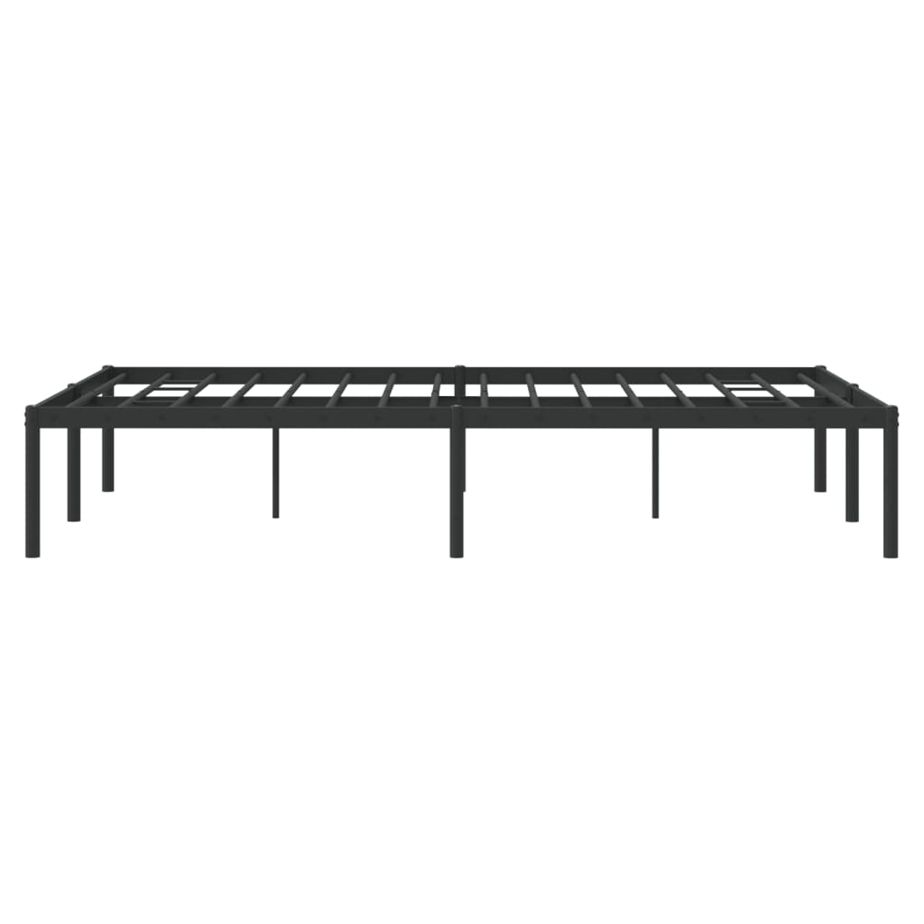Metalni okvir za krevet crni 120 x 190 cm