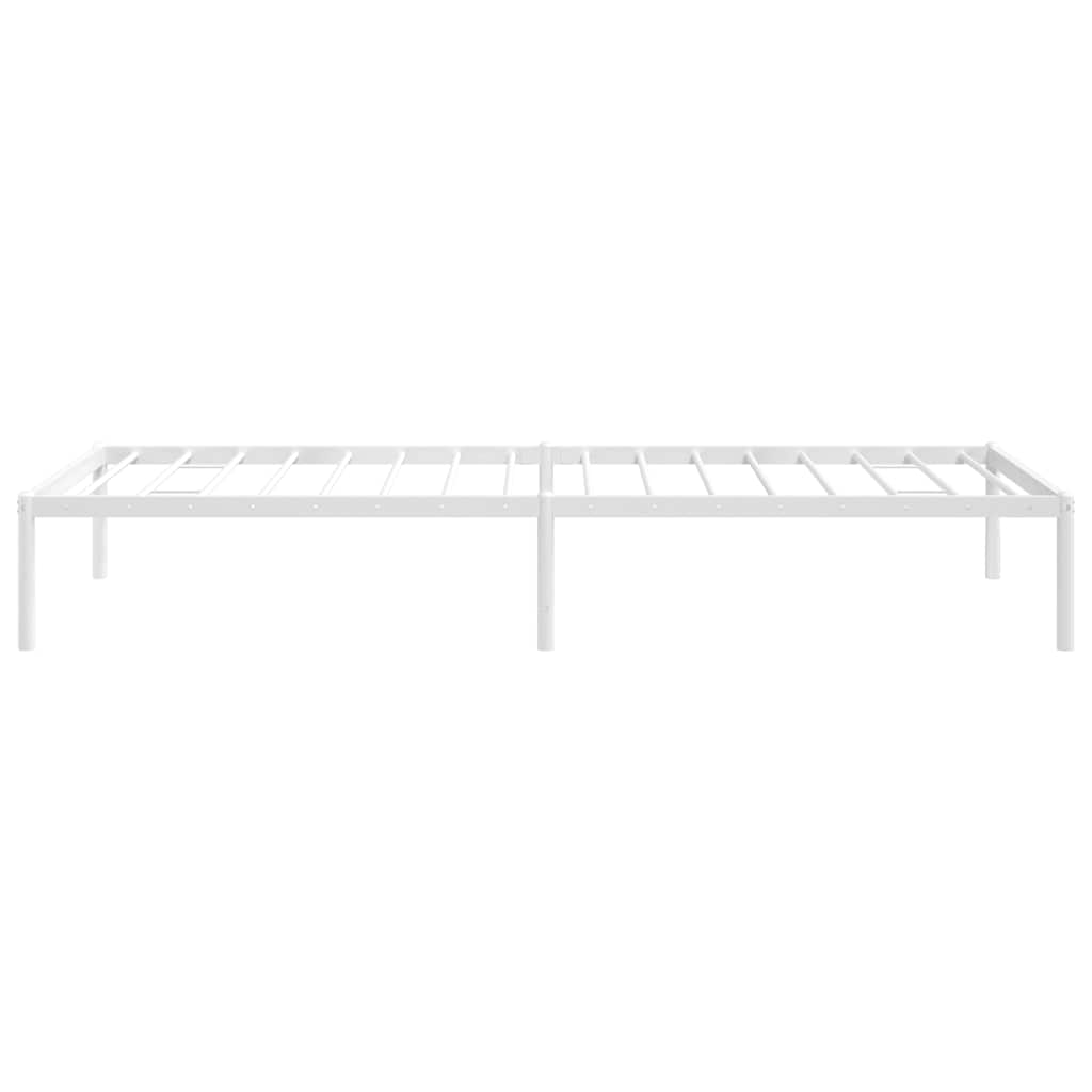 Metalni okvir za krevet bijeli 80x200 cm