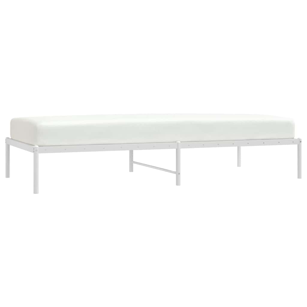 Metalni okvir za krevet bijeli 90x200 cm