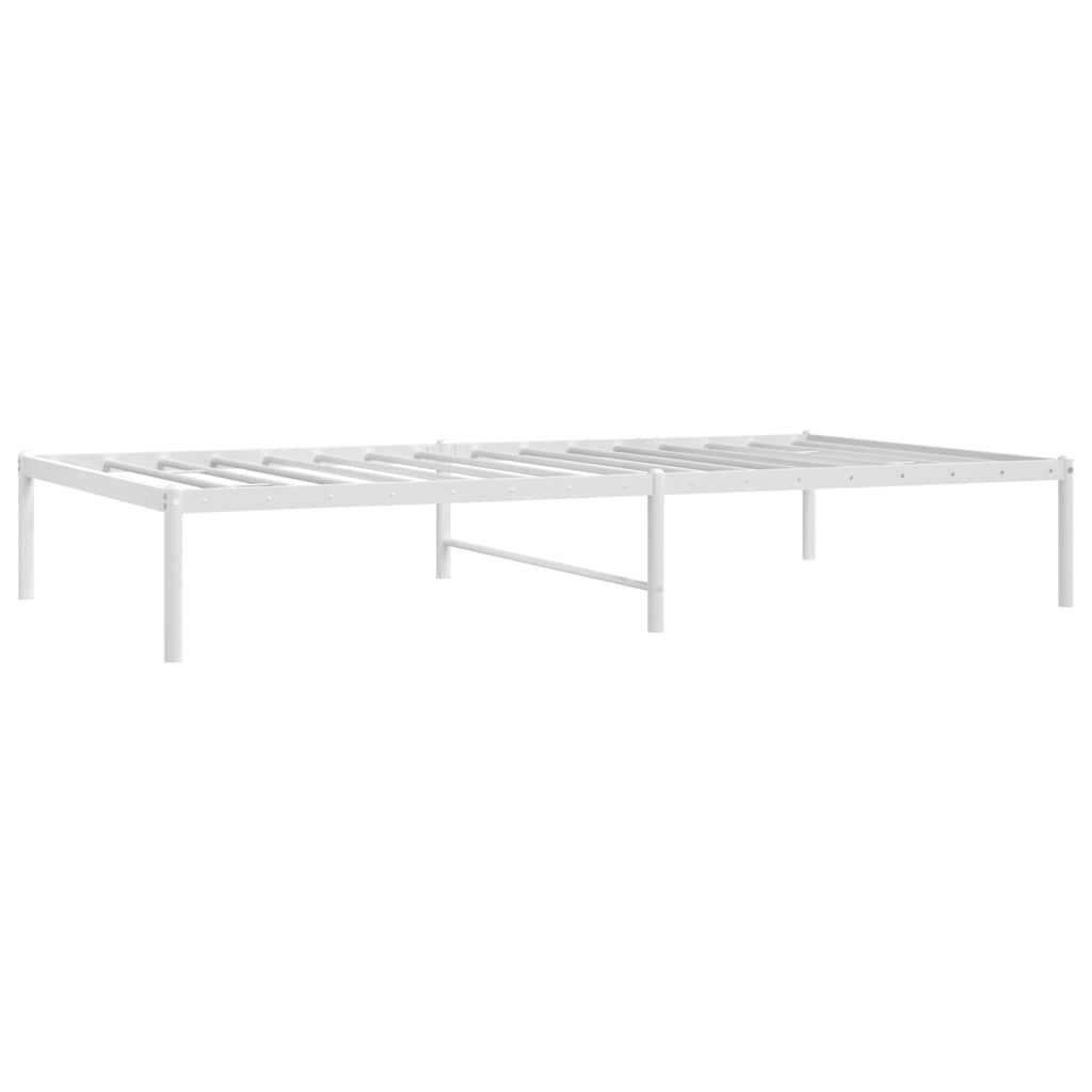 Metalni okvir za krevet bijeli 100x190 cm