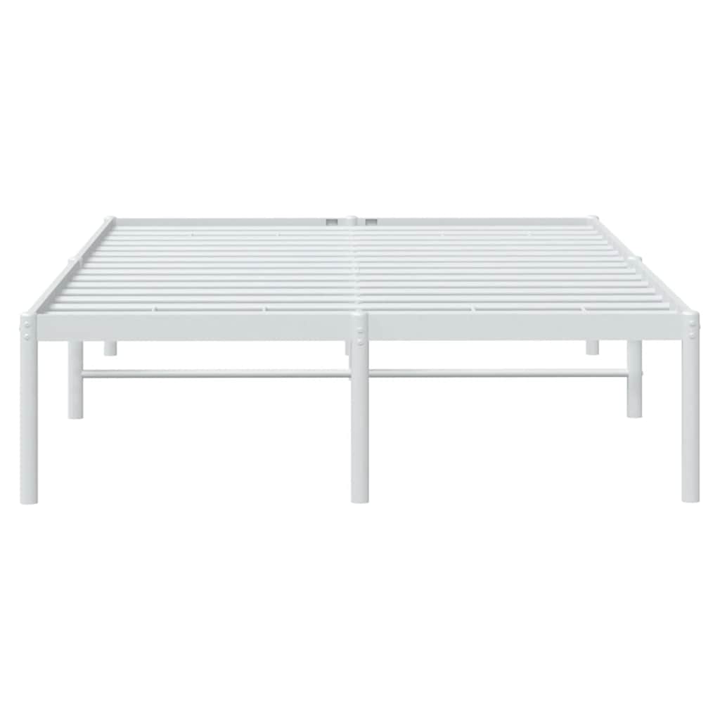Metalni okvir za krevet bijeli 120 x 200 cm