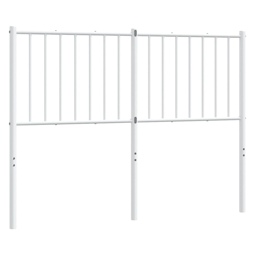 Metalno zamjensko uzglavlje bijelo 120 cm