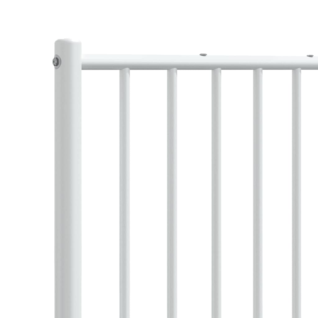 Metalno zamjensko uzglavlje bijelo 120 cm