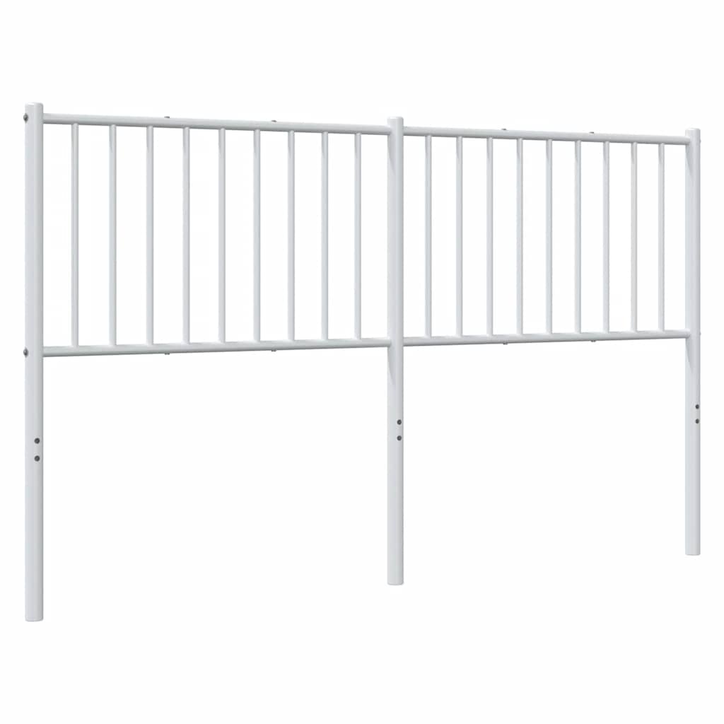 Metalno zamjensko uzglavlje bijelo 160 cm