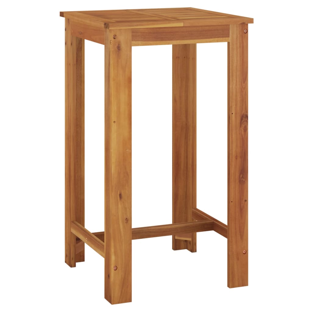 5-dijelni vrtni barski set od masivnog bagremovog drva