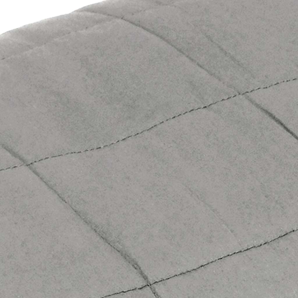 Teška deka siva 200x220 cm 13 kg od tkanine