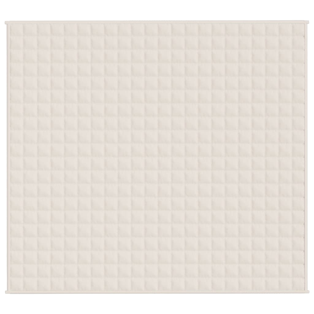 Teška deka svijetla krem 200x230 cm 13 kg od tkanine