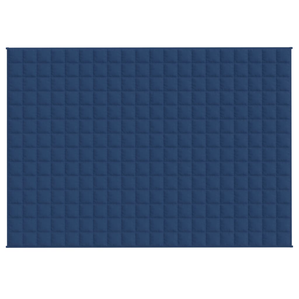 Teška deka plava 140x200 cm 6 kg od tkanine