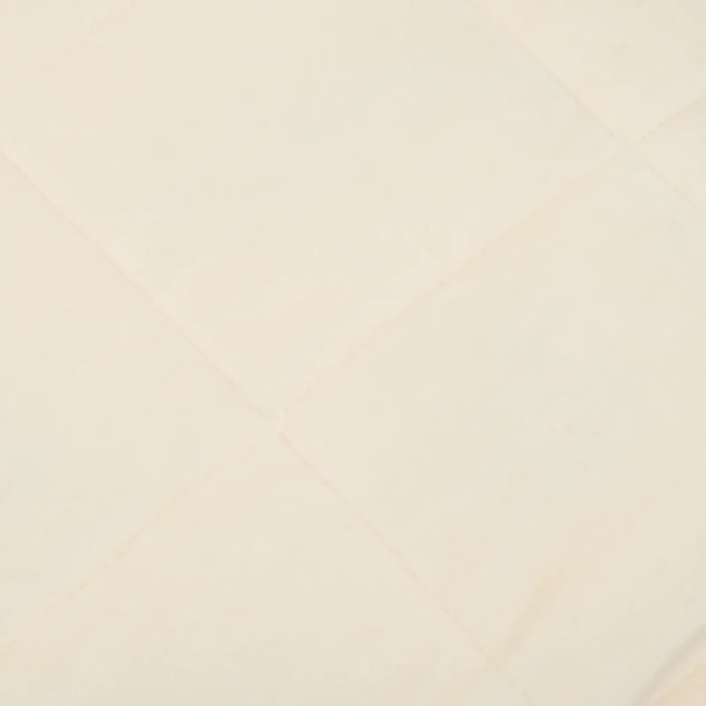 Teška deka svijetla krem 152x203 cm 11 kg od tkanine