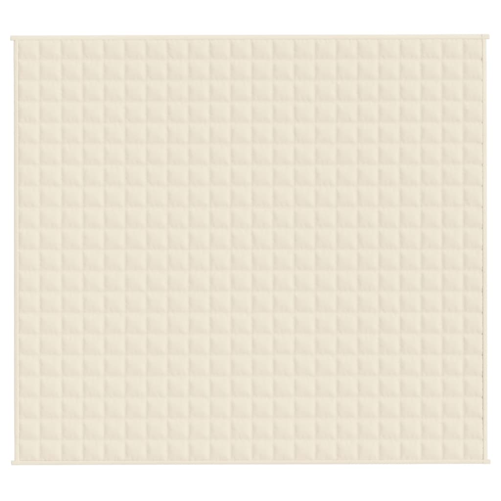 Teška deka svijetla krem 200x230 cm 13 kg od tkanine