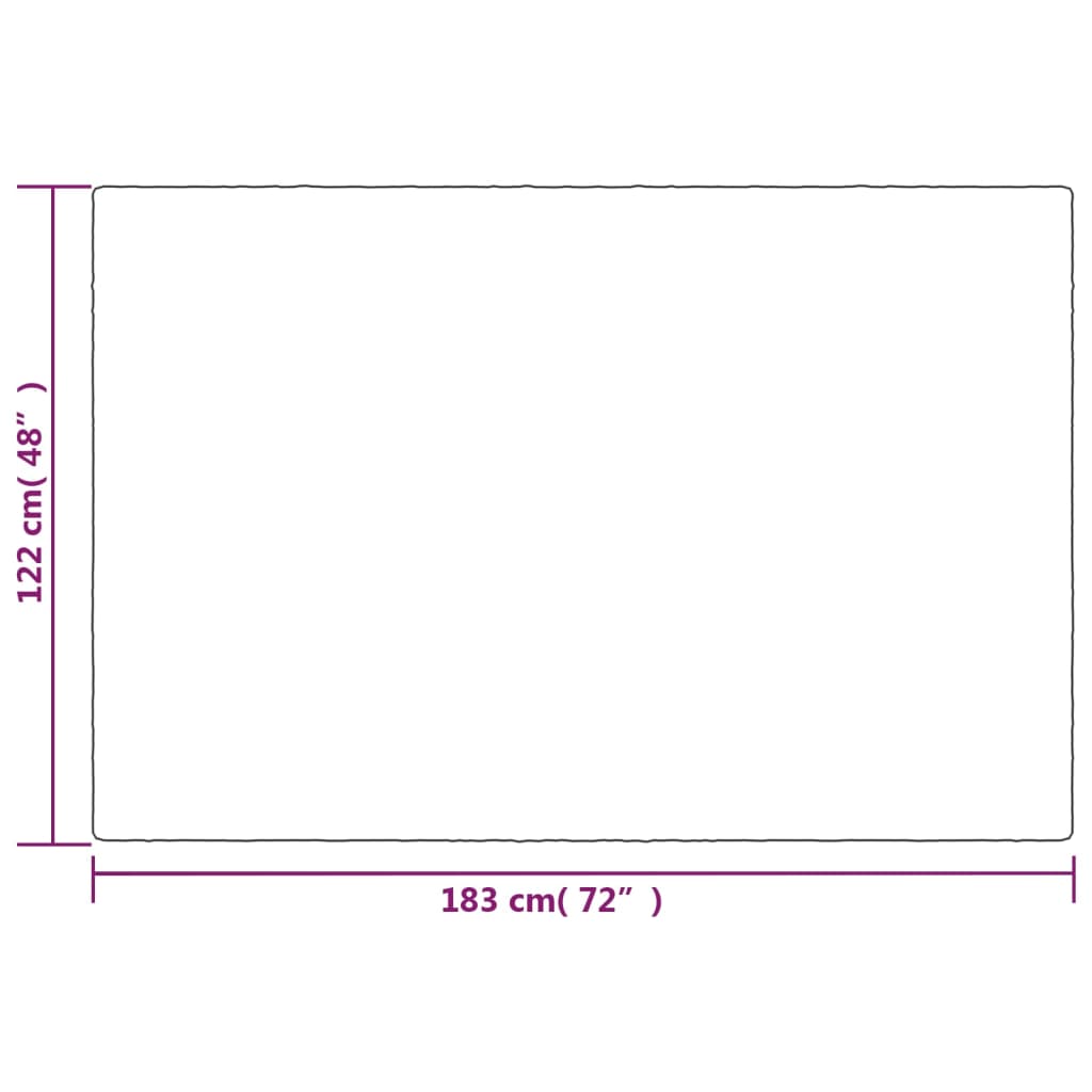 Teška deka s navlakom siva 122 x 183 cm 5 kg od tkanine