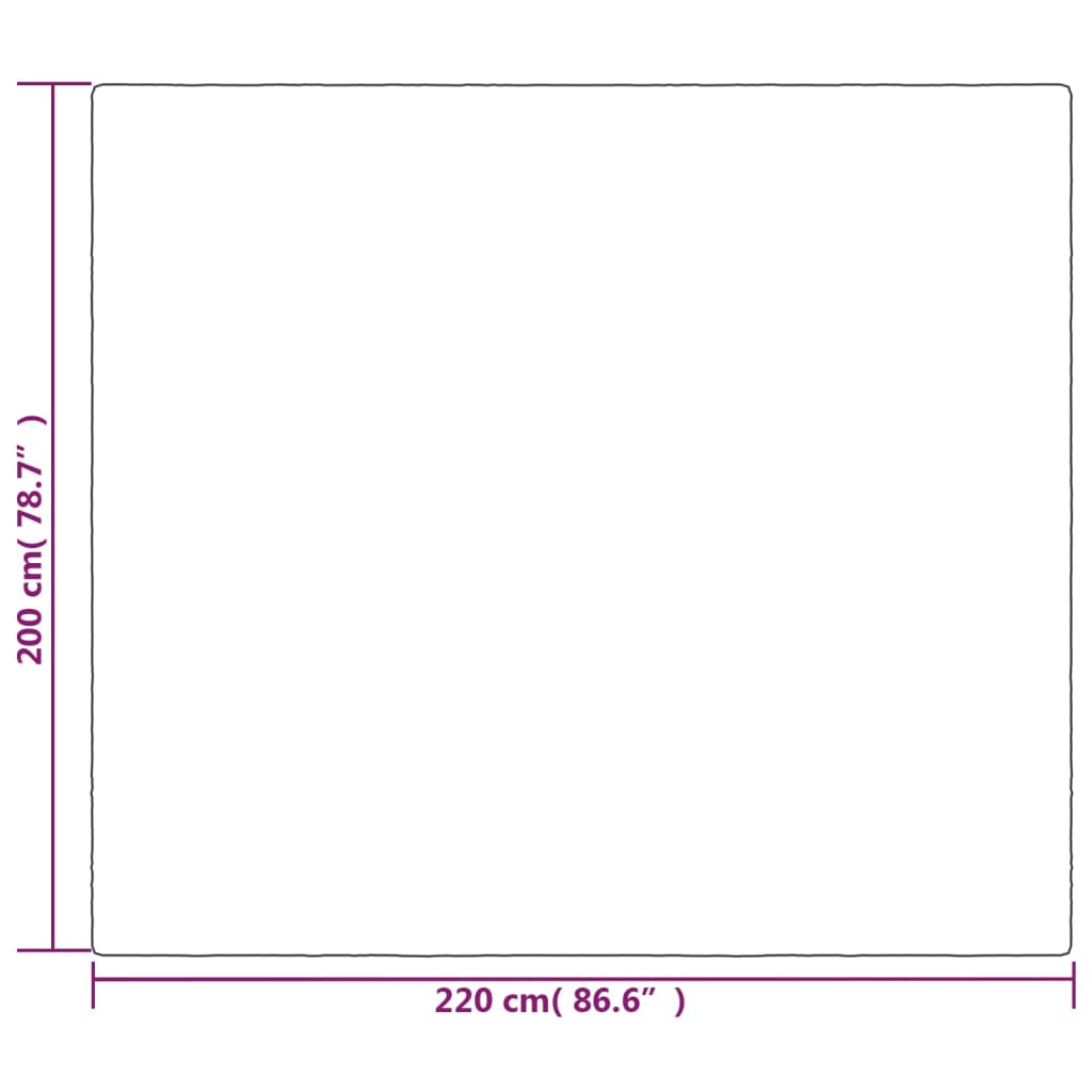 Teška deka s navlakom siva 200 x 220 cm 13 kg od tkanine