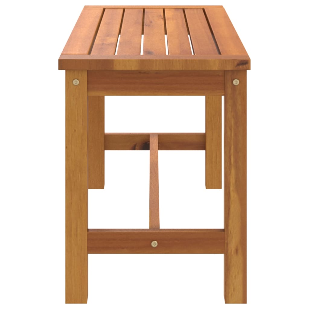 Vrtna klupa 80 x 35 x 45 cm od masivnog bagremovog drva