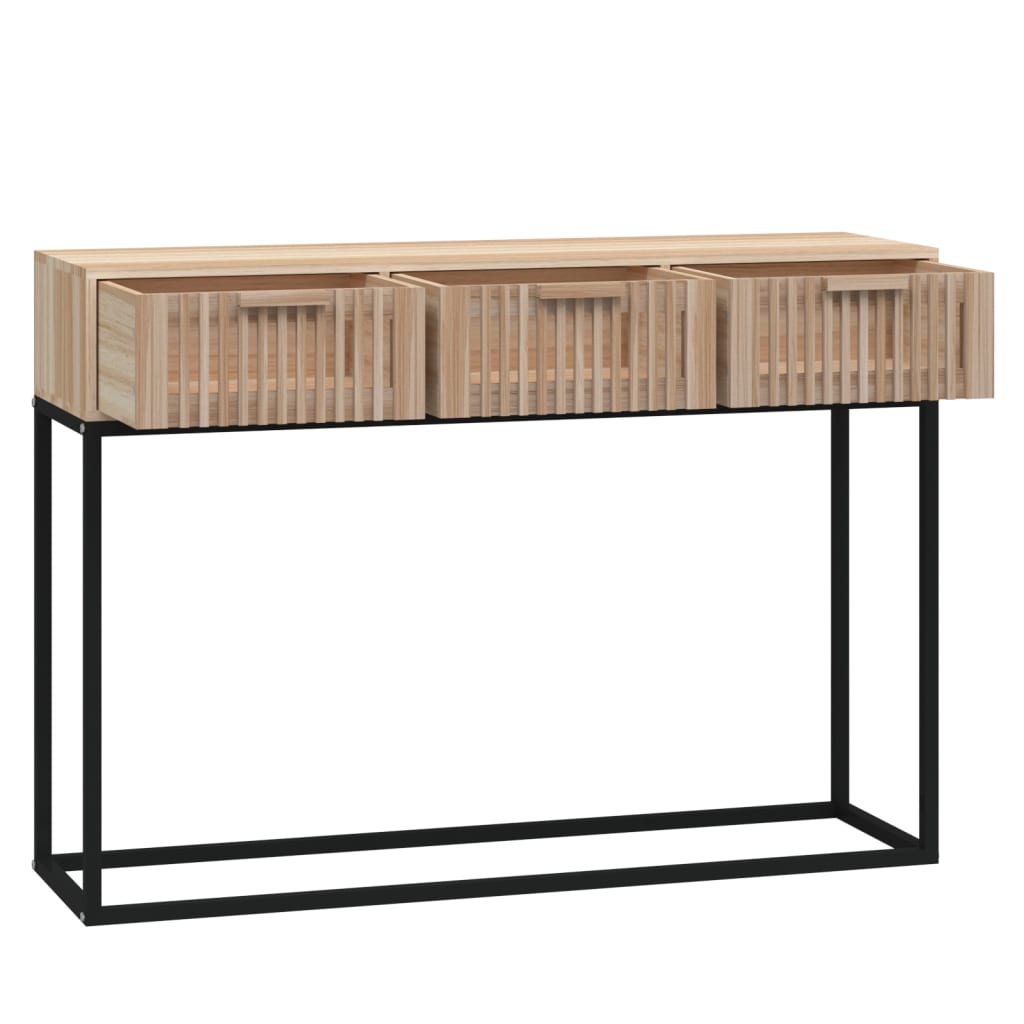Konzolni stol 105 x 30 x 75 cm od konstruiranog drva i željeza
