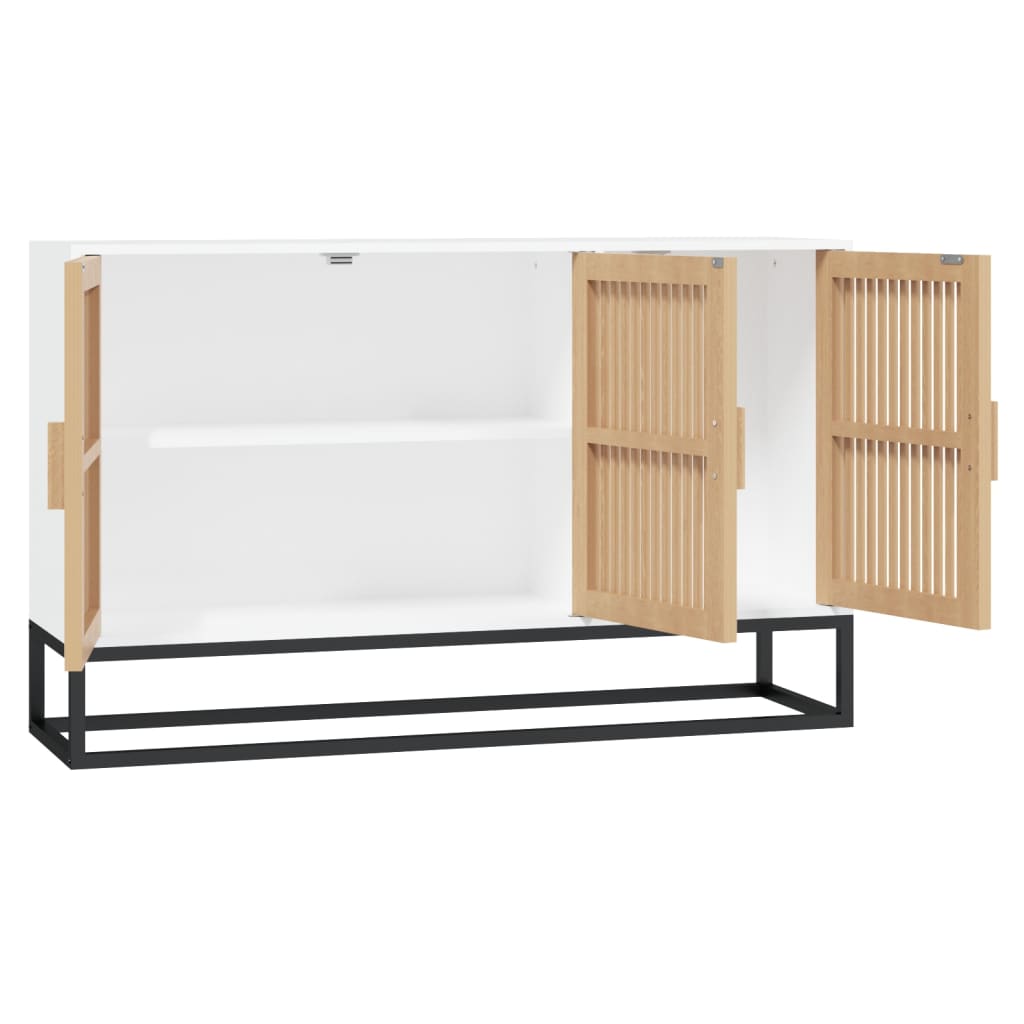 Komoda bijela 105 x 30 x 65 cm od konstruiranog drva