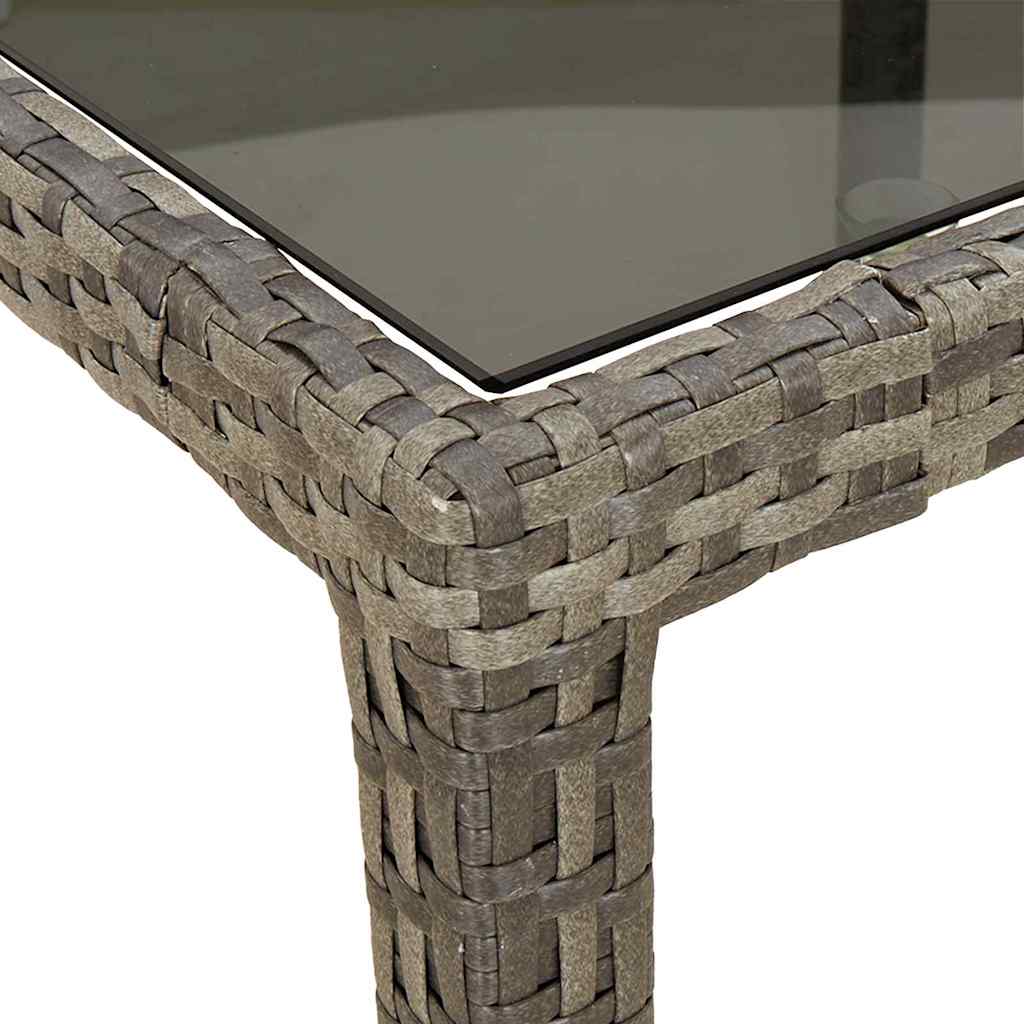 Stol za vrt Siva 190 x 90 x 75 cm poliratan
