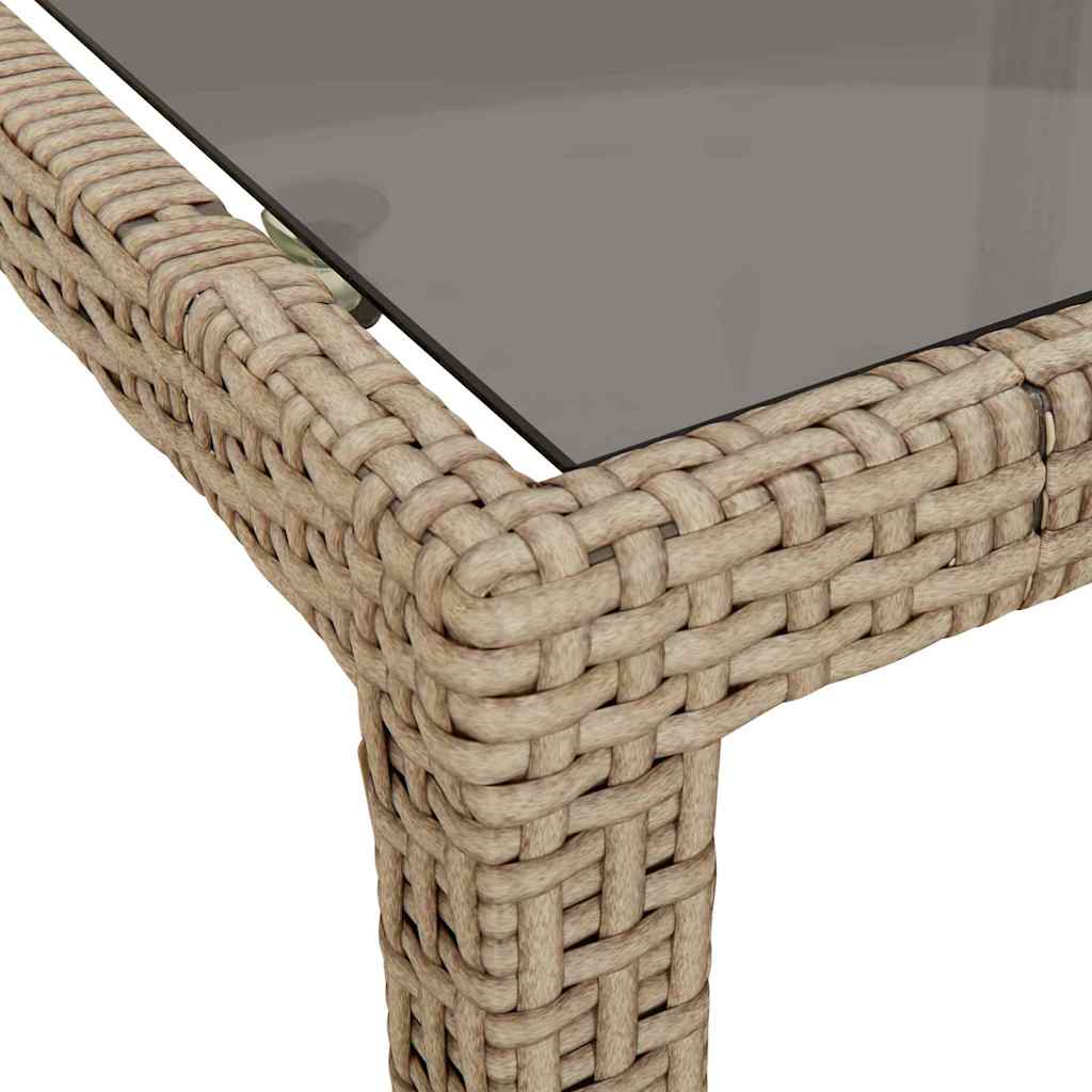 Stol za vrt Bež 190 x 90 x 75 cm poliratan