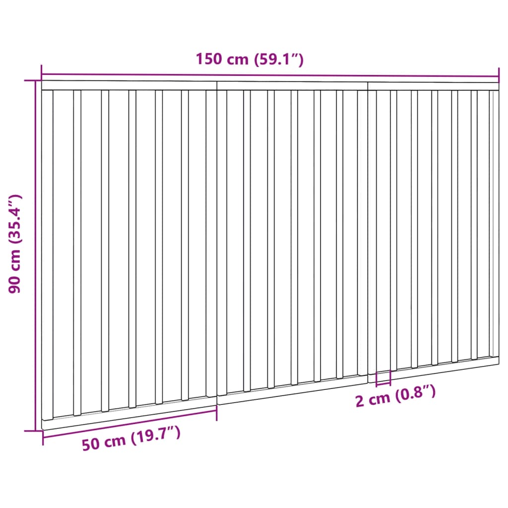 Sklopiva vrata za pse, 3 panela, bijela, 150 cm, drvo topole