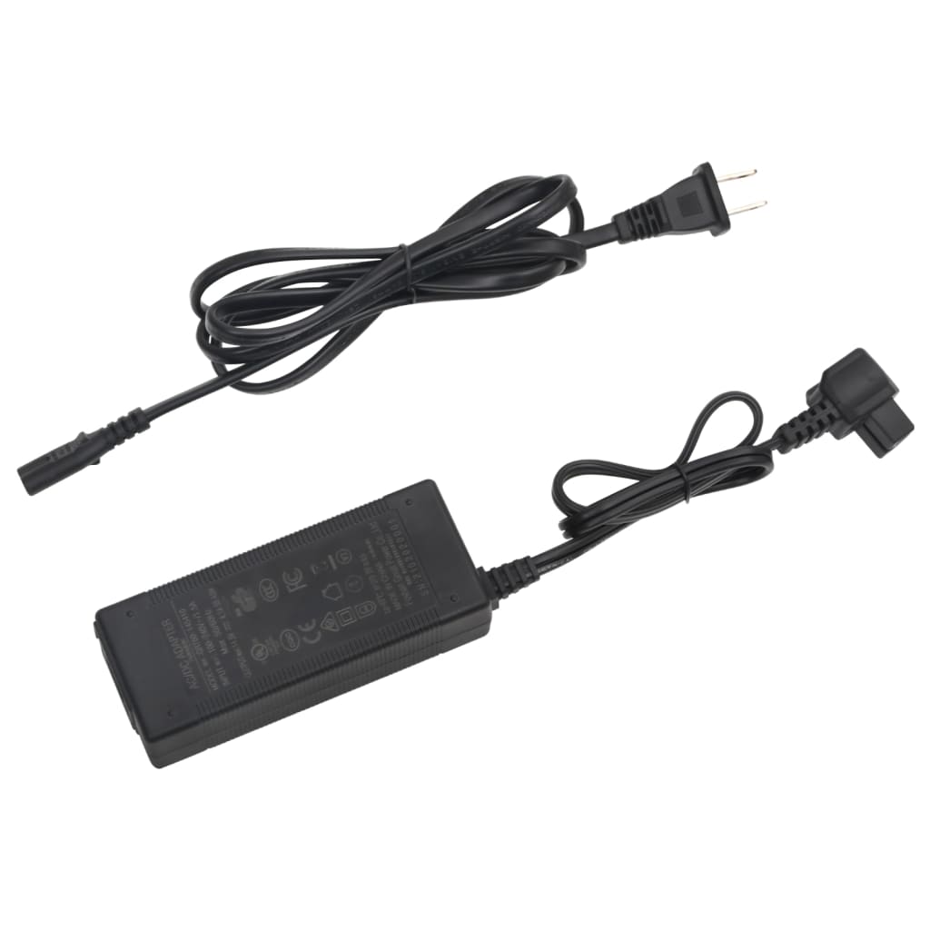 Prijenosni hladnjak s kotačima i adapterom crno-sivi 50 L PP