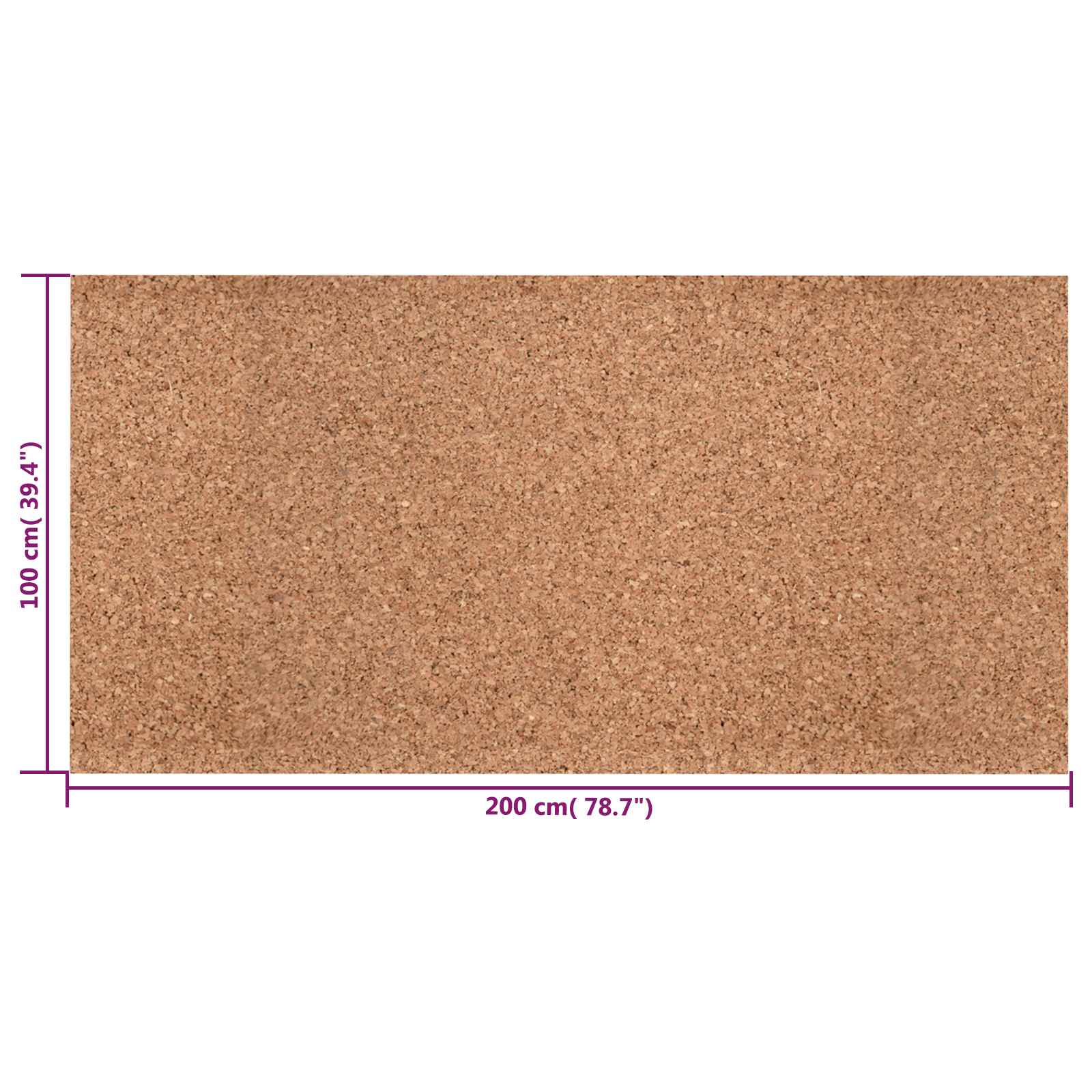 Role pluta Smeđa 100 x 200 x 0,5 cm Pluta