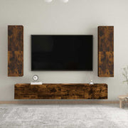 Zidni TV ormarić boja dimljenog hrasta 30,5 x 30 x 110 cm