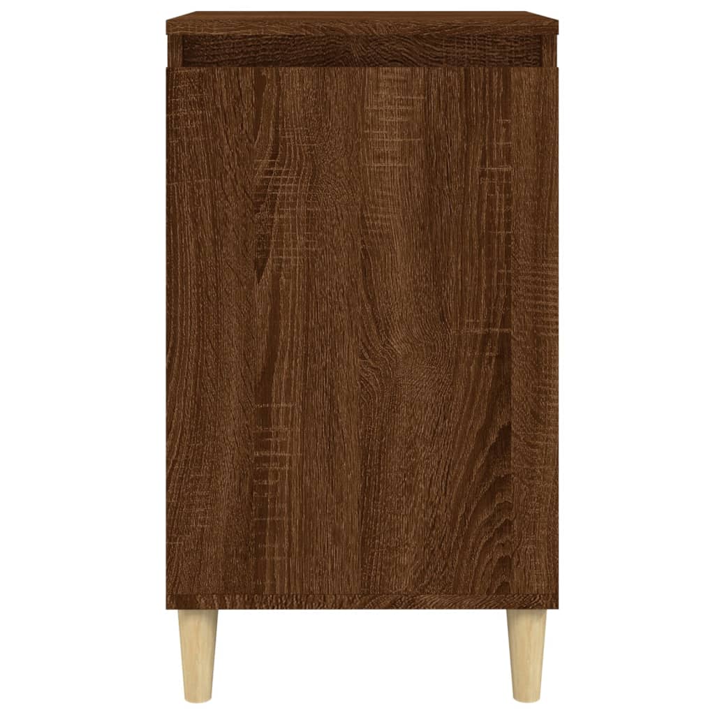 Noćni ormarići 2 kom boja hrasta 40x35x70 cm konstruirano drvo