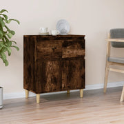 Komoda boja dimljenog hrasta 60 x 35 x 70 cm konstruirano drvo