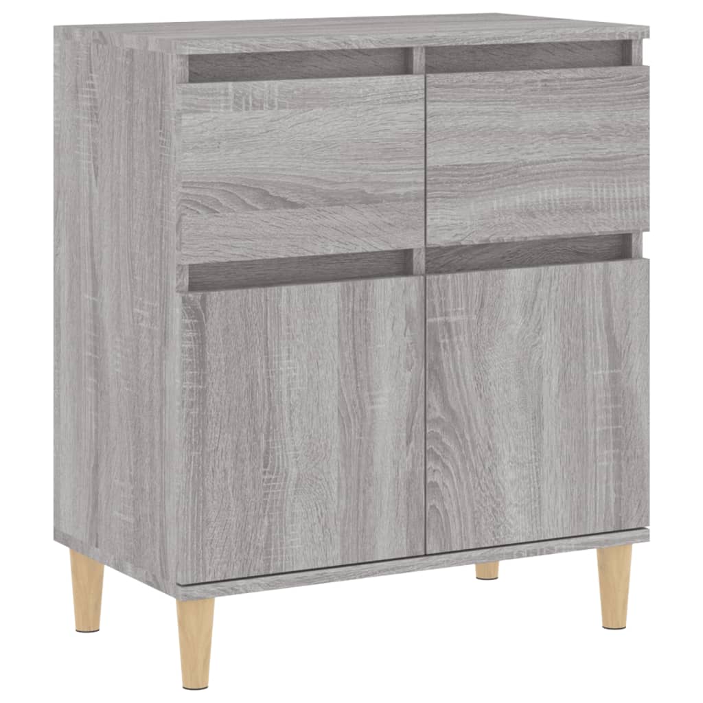 Komoda sivog hrasta sonome 60x35x70 cm od konstruiranog drva