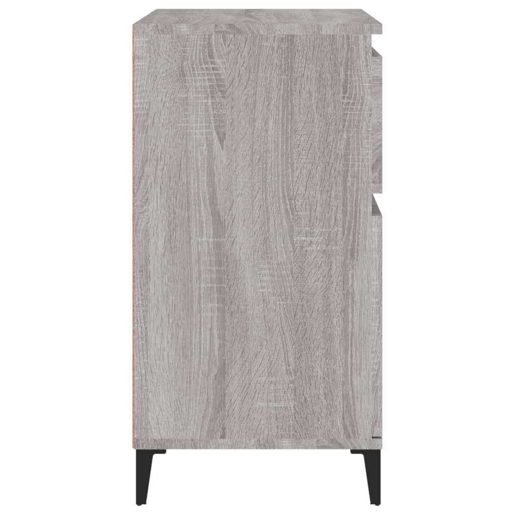 Komoda sivog hrasta sonome 60x35x70 cm od konstruiranog drva