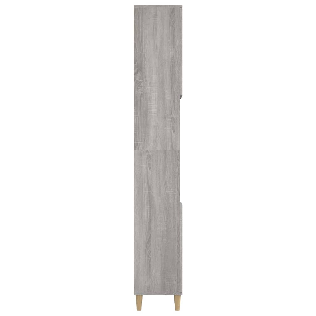 Kupaonski ormarić boja hrasta 30x30x190 cm konstruirano drvo