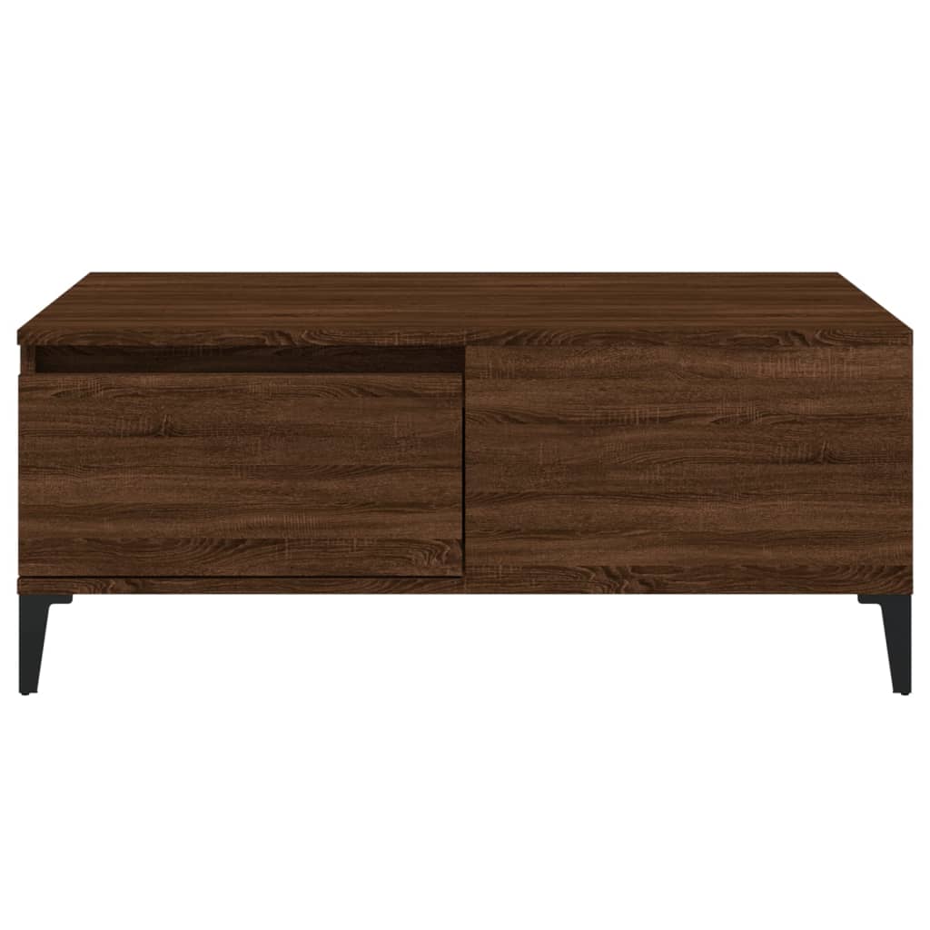 Stolić za kavu smeđa boja hrasta 90x50x36,5cm konstruirano drvo