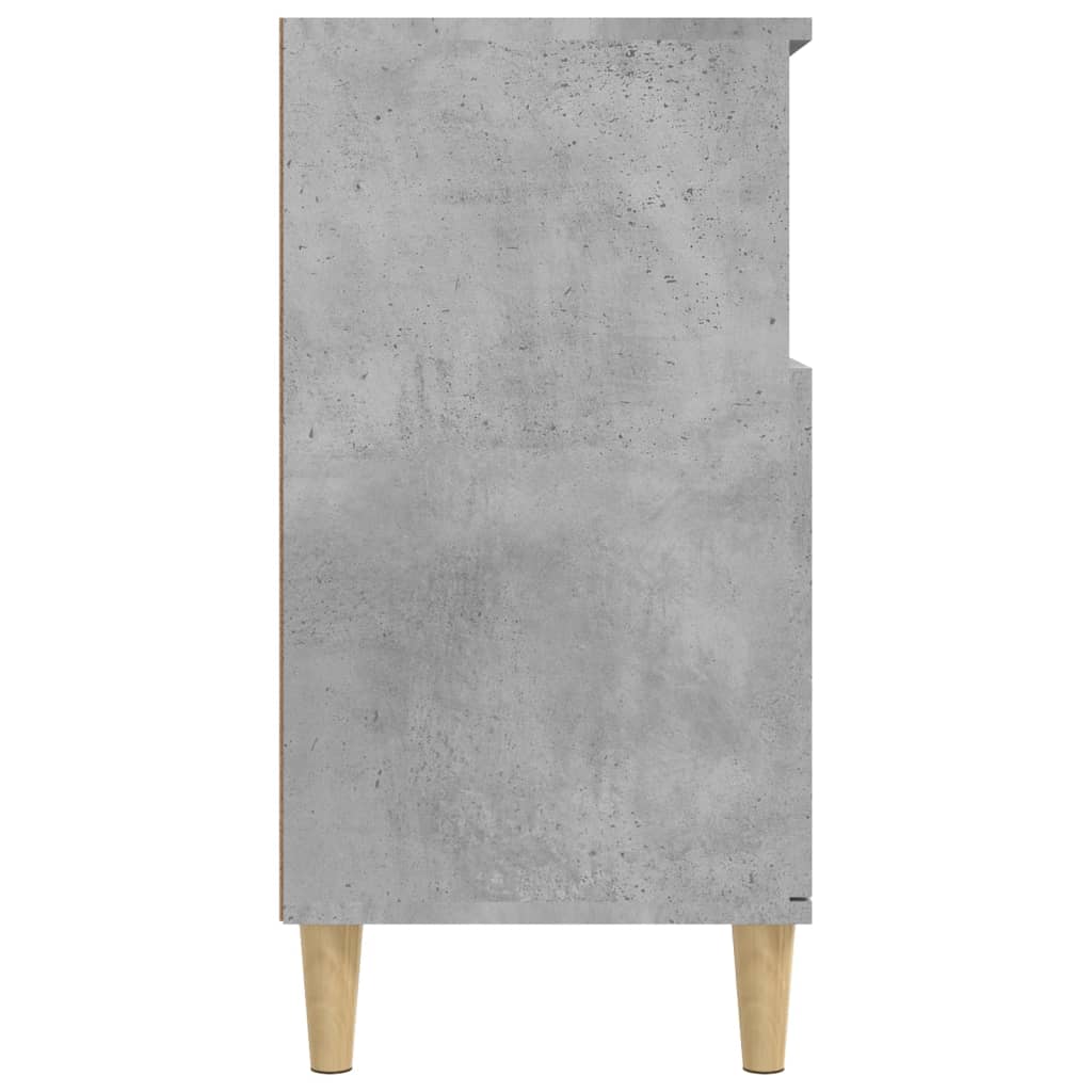 Komoda siva boja betona 60x35x70 cm od konstruiranog drva