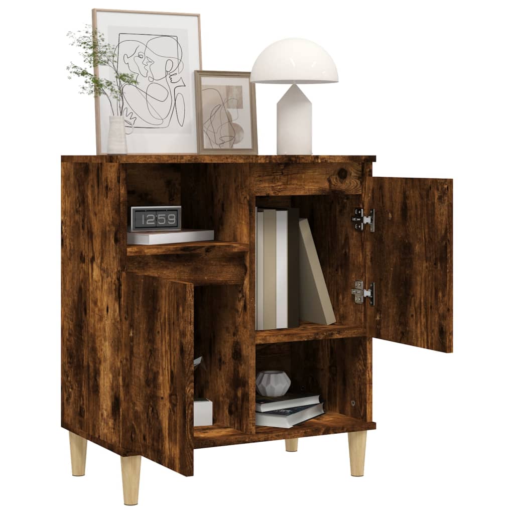 Komoda boja dimljenog hrasta 60 x 35 x 70 cm konstruirano drvo