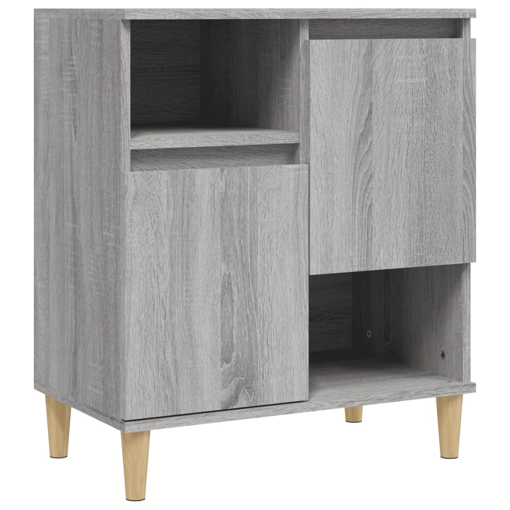 Komoda sivog hrasta sonome 60x35x70 cm od konstruiranog drva