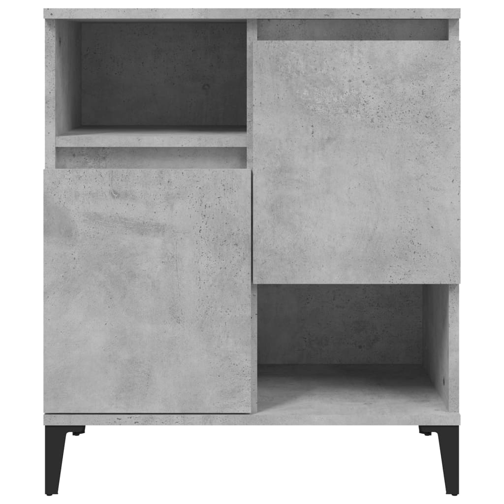 Komoda siva boja betona 60x35x70 cm od konstruiranog drva
